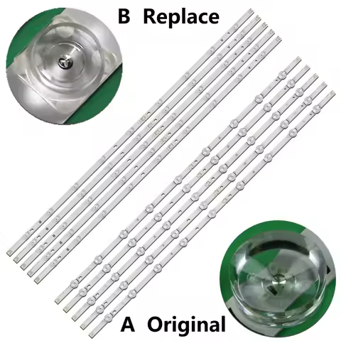 New 10 PCS/set LED strip Innotek DRT 3.0 49"A/B For 49Inch TV 49LF5500 49LF640V 6916L-1944A 6916L-19