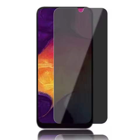 [2 Pack]Privacy Filter Tempered Glass Film AntiSpy Shield Screen Protector for Samsung Galaxy A20 A2