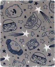 Star Wars Welcome to The Galaxy Navy and Gray Princess Leia, R2-D2, Chewbacca, and C-3PO Super Soft 