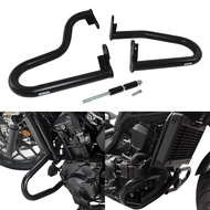Black Motorcycle Engine Guard Bumper Crash Bars Frame Sliders Fairing Falling Protector For HONDA Re