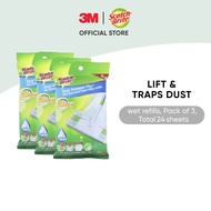 3M™ Scotch-Brite™ Easy Sweeper Plus Mop Wet Disposable Paper Wiper Refills 8 pcs/pack For Easy Sweeper Plus Mop