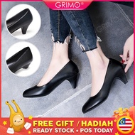 READY STOCK💝GRIMO Attire Highheel Women’s Kasut Wanita Sandal Shoe Shoes Travel High Heel Perempuan 