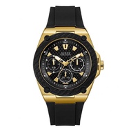 Guess Legacy W1049G5 Analog Quartz Black Silicone Strap Men Watch