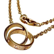 CARTIER/Cartier Baby Love Necklace, 18K Pink Gold, 7.4g, 44cm, Women's [Pre-owned]