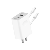 [ส่งฟรี] Eloop C15C ชุดชาร์จเร็ว 2 พอร์ต PD 30W QC 22.5W หัวชาร์จเร็ว Adapter USB Type C Fast Charge