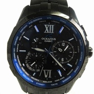 Casio Oceanus Manta Watch Chronograph Tough Solar Black ■SM1 Direct from Japan Secondhand