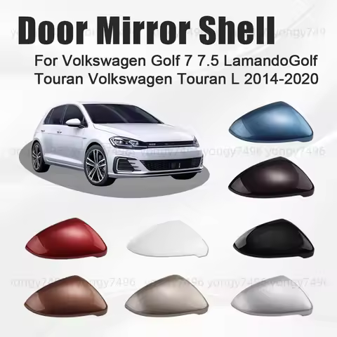 Replace Protective Cover Door Mirror Shell For Volkswagen Golf 7 7.5 Lamando Golf Touran Touran L 20