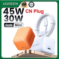 UGREEN 30W 45W GaN Charger Mini PD 3.0 USB C Phone Charger