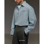 KEMEJA ECINOS Man - Striped Oversized Shirt (Man Version) | Men's Clothing | Men's shirts