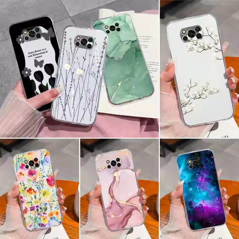 For Poco X3 Pro GT Case Creative Fun Soft TPU Silicone Clear Anti Choc Phone Back Cover For Poco X 3
