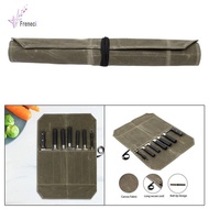 [Freneci] Portable Chef Roll Bag Pouch Bag Cooking Tools Storage Chef Bag Chef Case Cutlery Carrier 