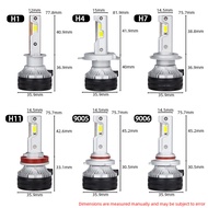 K7C 4300K H7 H4 H11 Led Lamp 3 Copper Tube Led