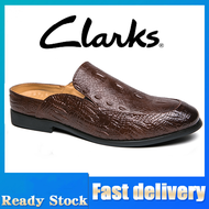 Clarks รองเท้าลำลองผู้ชาย STEP BEAT DUNE  สีน้ำตาล รองเท้าแตะหนัง