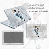 Laptop Sticker Model Messi Player, With Enough Samples For Laptop Acer, HP, Dell, Macbook, surface....