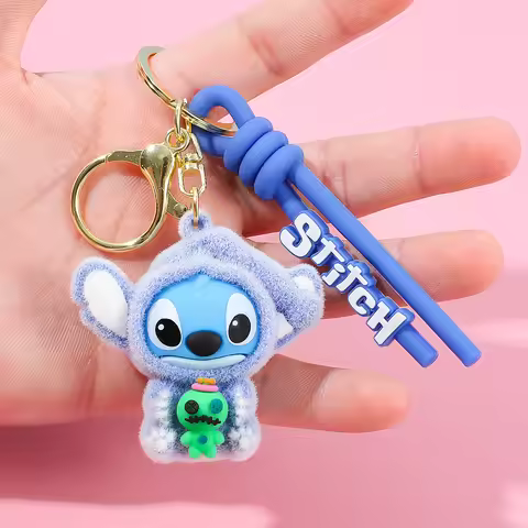 isney Lilo & Stitch Car Ornament - Anime Eat Before Sleep Series Hanging Decor Women Kids Birthday G