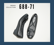 รองเท้าเเฟชั่นผู้หญิงเเบบคัชชูส้นเตี้ย No. 688-71 NE&amp;NA Collection Shoes