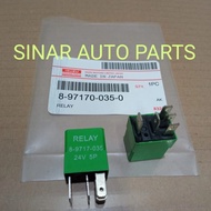 RELAY POWER 24vlot KAKI 5 ISUZU NKR66 NKR71 NMR71 NEW