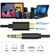 TYPE-C TO 3.5" AUX AUDIO CABLE 1METER