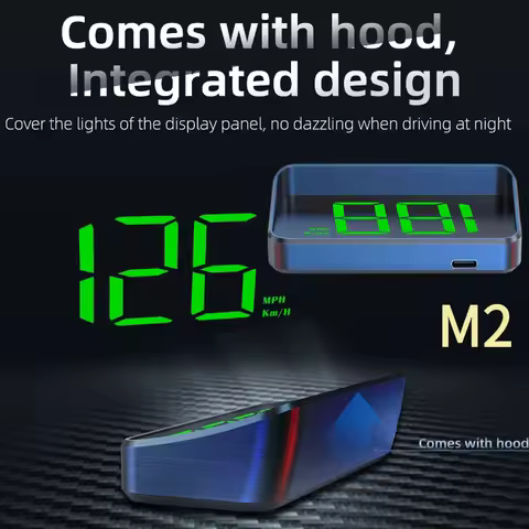 Mini Head Up Display Car GPS HUD Car Universal Speedometer USB Cable Plug Play Dual Satellite System