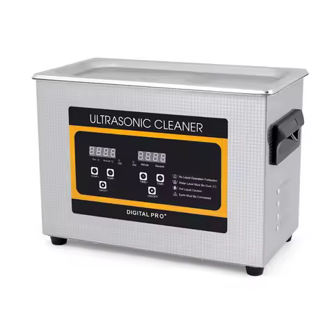 Skymen 030S 4.5L, 180W Ultrasonic Parts Cleaner with Heater Timer 40kHz Ultrasonic Cleaning Machine 
