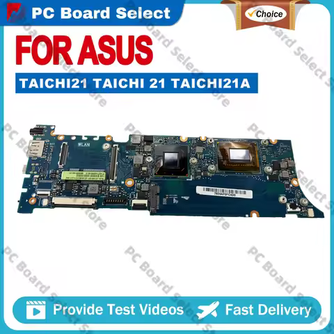 TAICHI21 TAICH31 Laptop Motherboard For ASUS ZenBook TAICH21 TAICHI Notebook Mainboard With I3 I5 I7