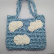 Crochet Cloud Bag Fancy Tote Cloud Bag
