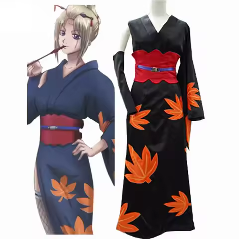 Anime Gintama Tsukuyo Cosplay Kimono Costume Customize size for adults kids