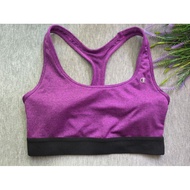 Sports Bra (Forward) Size M With Thin Foam Pads No Underwire 24" Under The Chest Maximum Stretch 30"