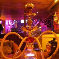 Shisha Bar Glass Hookah Full Set Bar ktv Hookah Pipe Arabian Hookah Pipe Cream Little Young Eagle