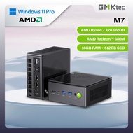 GMKtec M7 Mini PC AMD Ryzen 7 PRO 6850H AMD Radeon™ 680M 16GB DDR5 RAM + 512GB SSD Windows 11 Pro