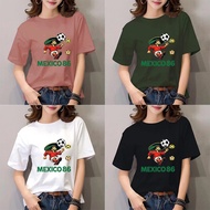 tshirt for woman Vintage Soccer Fun in Mexico 86