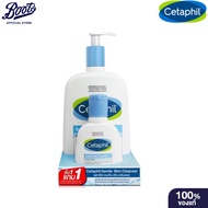 Cetaphil เซตาฟิล เจนเทิล สกิน คลีนเซอร์ 1L.+ Gsc 125มล.