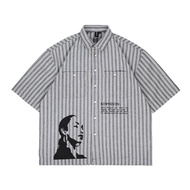 KEMEJA [7.7] Rown Division Short Shirt || Ration Grey Short Shirt