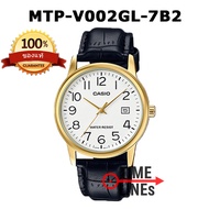 CASIO รุ่น MTP-V002L MTP-V002GL นาฬิกาผู้ชาย สายหนัง กล่องและประกัน 1ปี MTPV002 MTPV002L MTPV002GL M