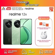 Realme 12x 5G | 16GB(8+8) RAM + 256GB ROM l Dimensity 6100+ 5G l 5000mAH Massive Battery 🎁 | realme Malaysia Warranty