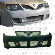 PROTON WAJA FRONT BUMPER WITH SIGNAL LAMP(R-3) (FIBERGLASS) SKIRT LIP BODYKIT