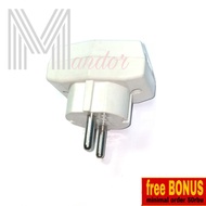 3-way T-plug branch plug
