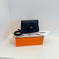 Hermes halzan mini 
黑銀