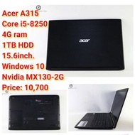 Acer A315Core i5-8250