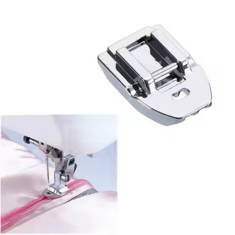 Hor sell 1PC Concealed Invisible Zipper Foot #7306A For Brother Singer Toyota 5BB5065-1
