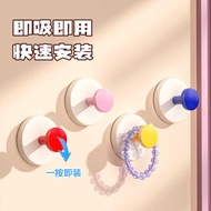 Dopamine Suction Cup Hook Perforation-Free Hook Bathroom Toilet Hook Behind Door Key Rack