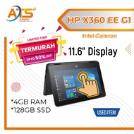 HP ProBook x360 Touchscreen 11.6" Intel Celeron, 4GB 12GB SSD WIN 10 / WiFi /WEB CAM 'GRADE B' *PLEA