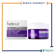 Fadeout Advanced+ Age Protection Whitening Night Cream 50ml
