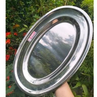 Stainless Steel Plate 304 Oval 18" - 121046 Zebra Thailand