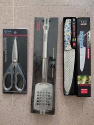 Buffalo 廚房剪刀 天上野不鏽鋼鑊鏟 Freesheep美國品牌不鏽鋼刀