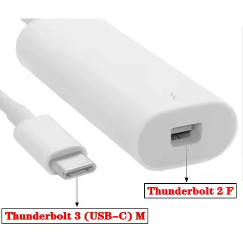 USB-C Thunderbolt 3 to Thunderbolt 2 Adapter Converter Cable A1790 MMEL2AM/A for Apple Macbook Pro A