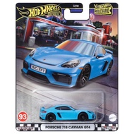 Hot Wheels Gold Label Rubber Tire BOULEVARD Linyin Avenue PORSCHE 718 CAYMAN GT4