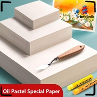YRBWDYZDH 50Sheets/Set Oil Pastel Special Paper, Blank 200g Thickened Oil Painting Paper, Thickened 