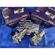 Uma Racing RS150 RSX150 Throttle Body Racing 32mm 34mm Velocity Funnel TB