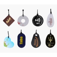 RFID NFC Epoxy Card Customized Printed NFC Chip Phone Tag Qr Code NFC Sticker for Social Media Shari